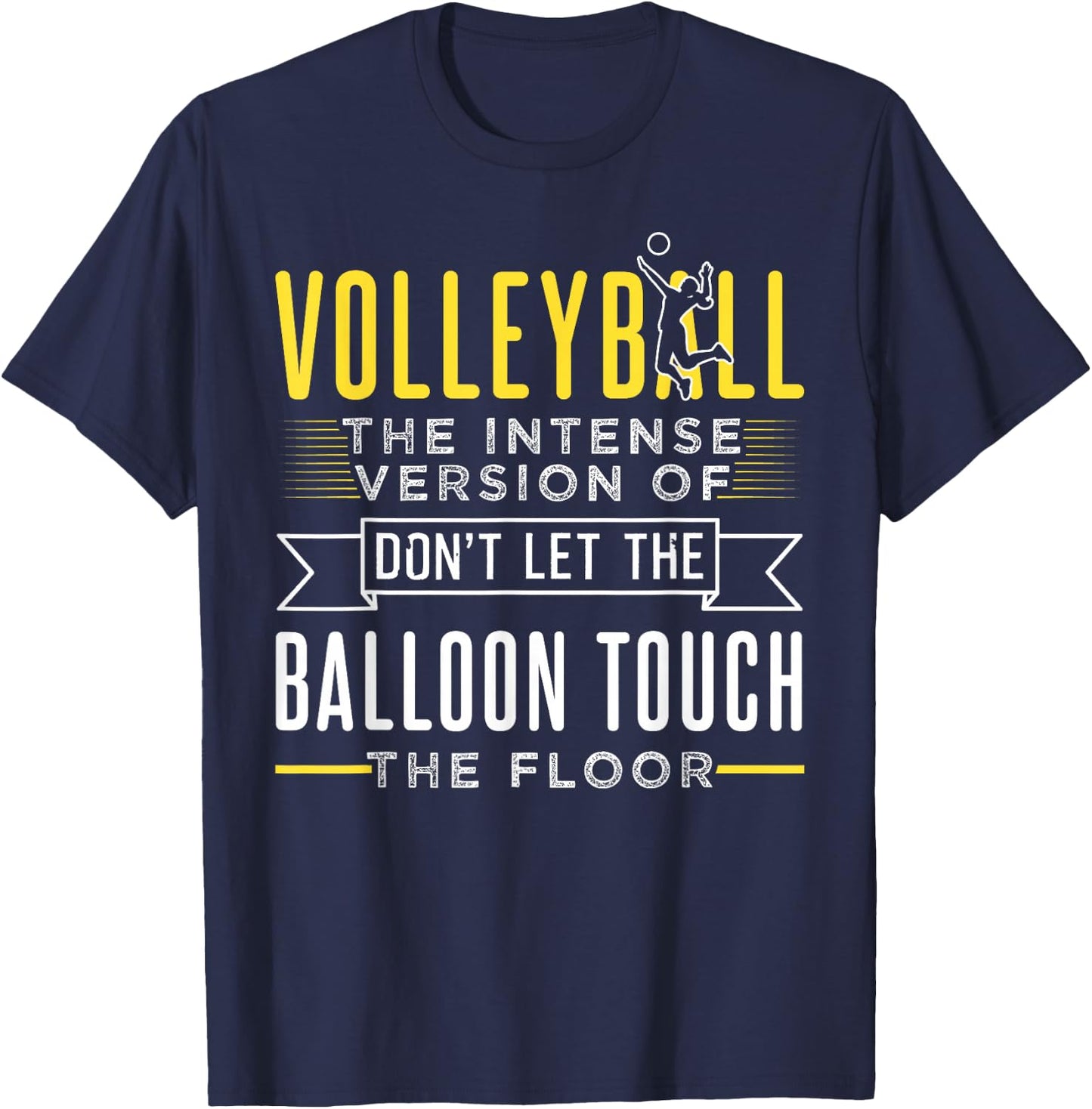 Funny Volleyball Design For Player T-Shirt - T-Shirt | Navy
