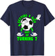 7 Year Old Happy 7th Birthday Soccer 7th Birthday T-Shirt - T-Shirt | Navy