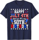 Happy July 4th And Yes It's My 50th Birthday 4th Of July Kids Men T-Shirt - T-Shirt | Navy