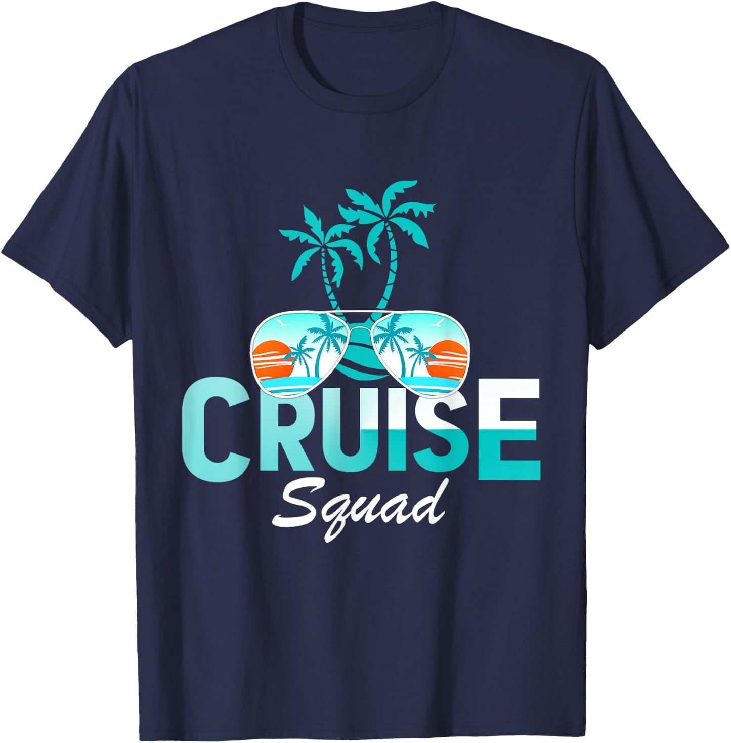 Cruise Squad Family Matching Cruise Trip Vacation Designs T-Shirt - T-Shirt | Navy