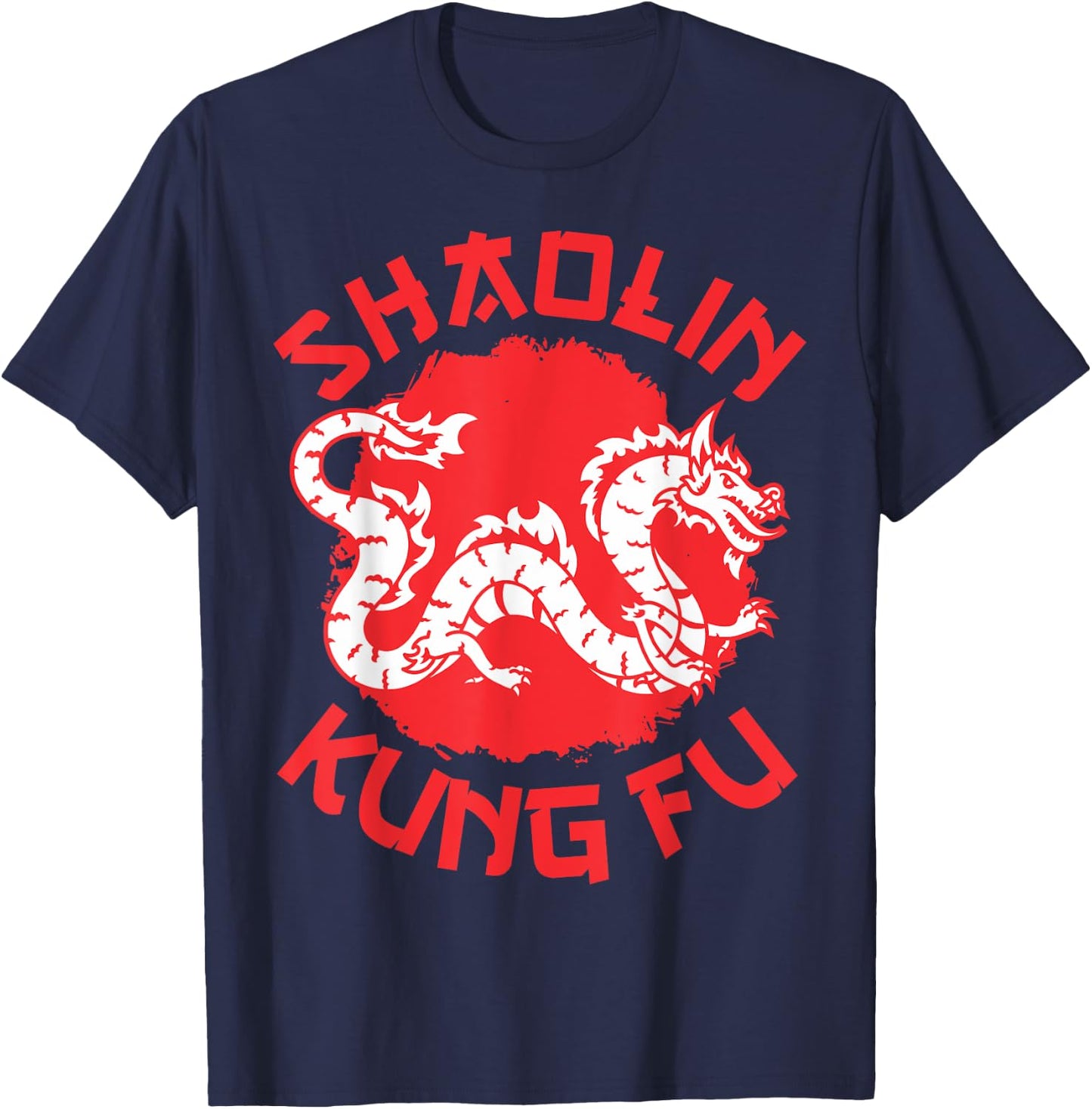 Shaolin Kung Fu Martial Arts Kung Fu T-Shirt - T-Shirt | Navy