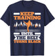 Keep Training Until The Belt Turns Black Taekwondo T-Shirt - T-Shirt | Navy