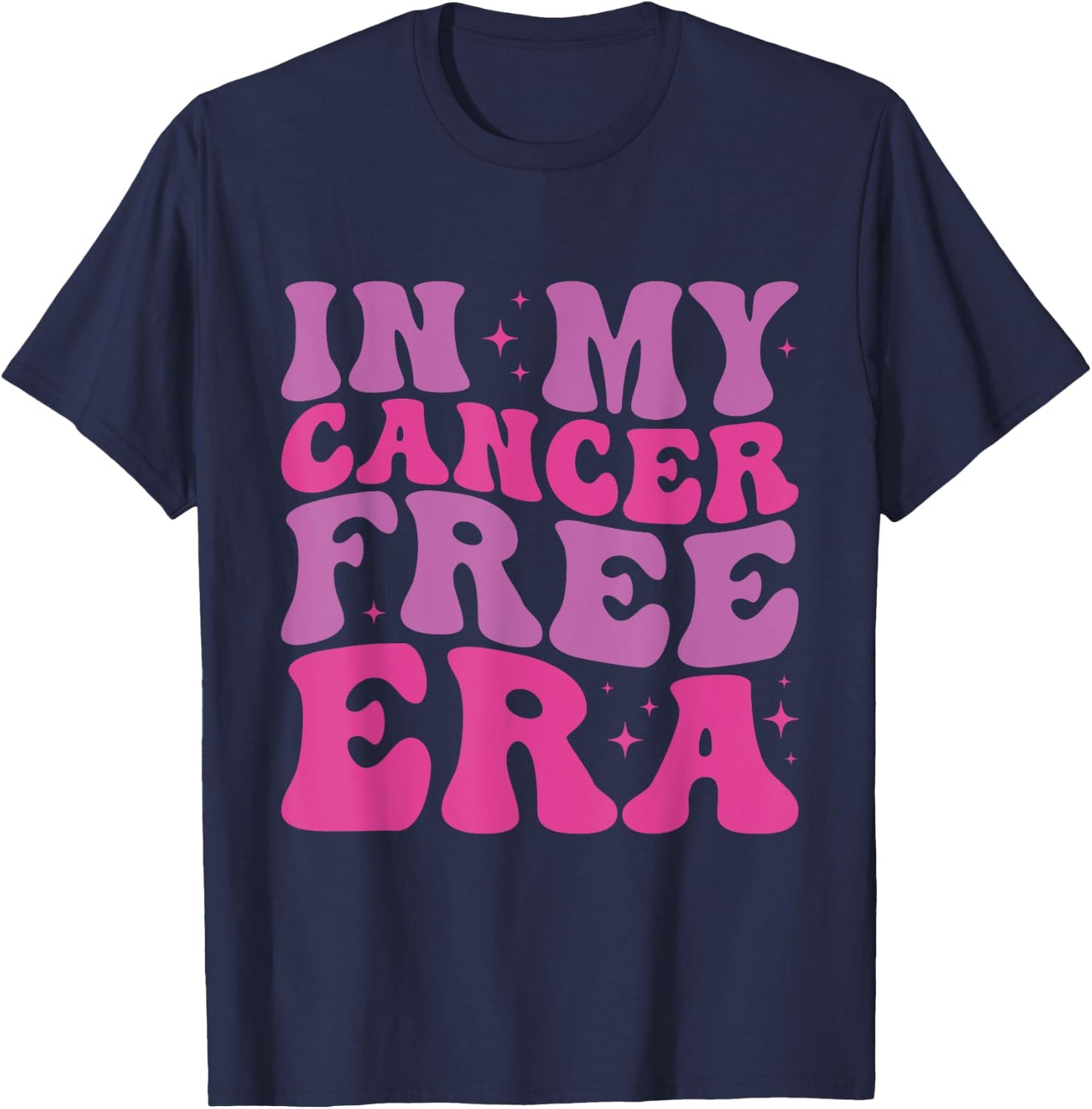 In My Cancer Free Era T-Shirt - T-Shirt | Navy