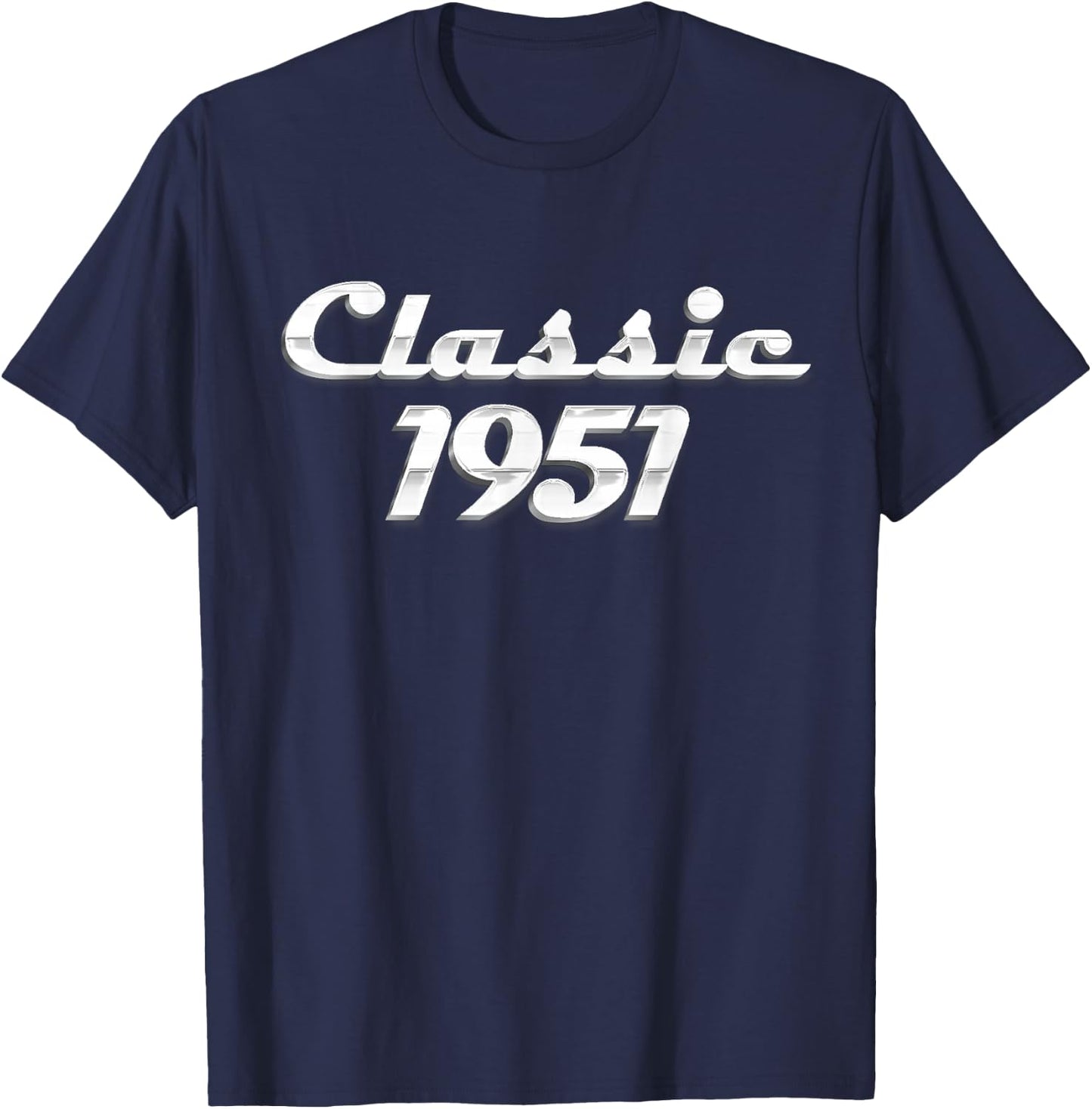 73 Year Old Gift Classic 1951 Vintage Car 73rd Birthday T-Shirt - T-Shirt | Navy