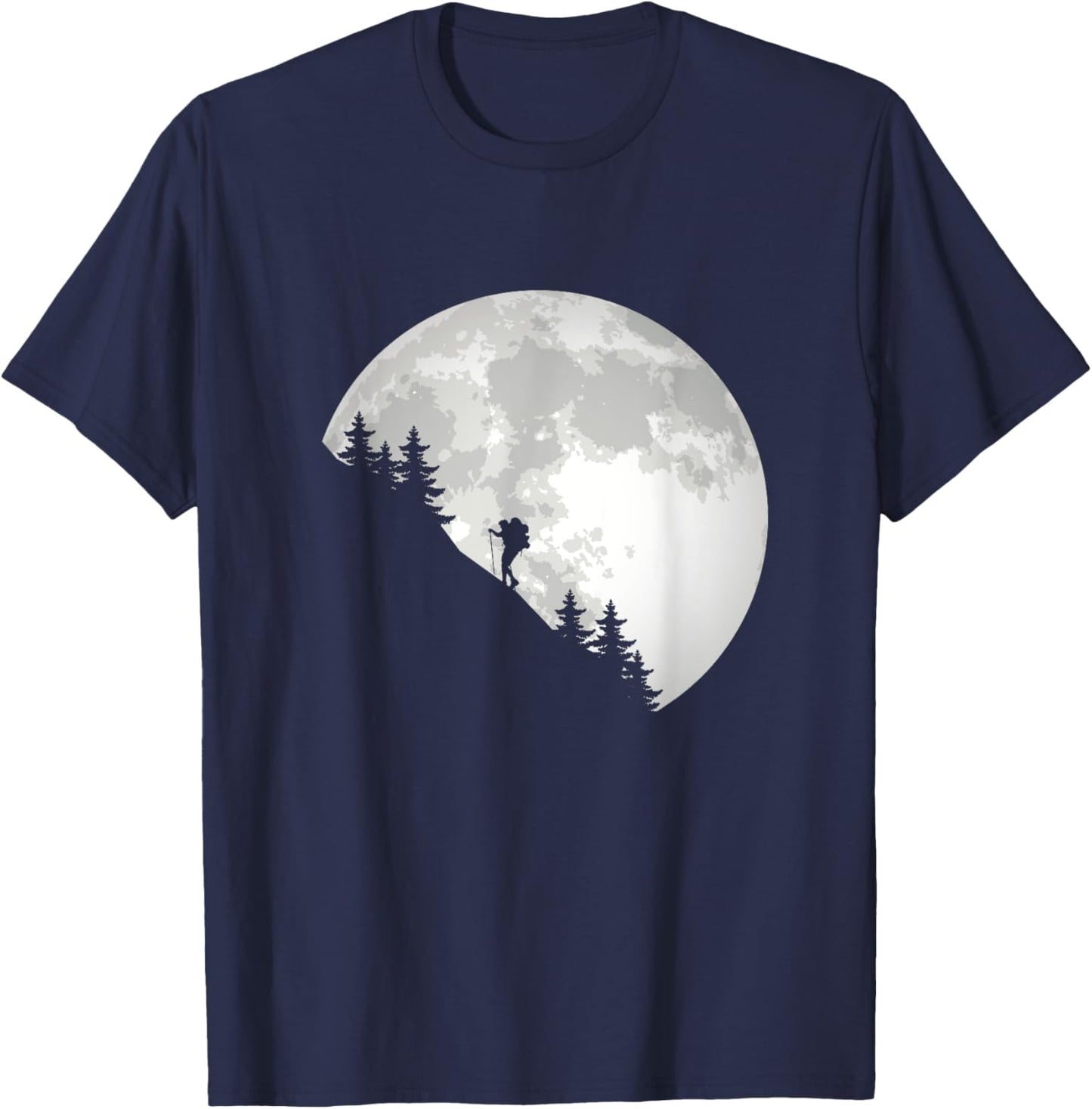 Hiking Apparel - Outdoor Camping Backpacking Hiking T-Shirt - T-Shirt | Navy
