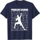 Problem Solving School Rock Climbing Climber Men Bouldering T-Shirt - T-Shirt | Navy