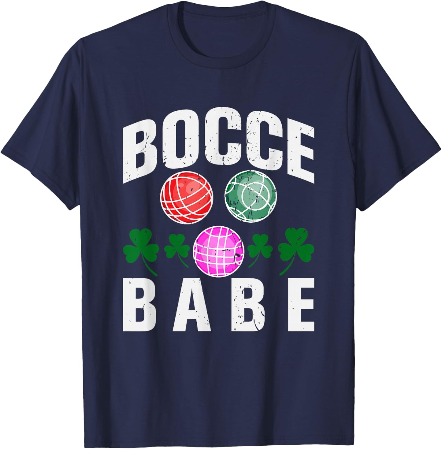 Bocce Babe Funny Bocce Ball T-Shirt - T-Shirt | Navy