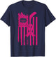 Hockey Pink Ribbon Breast Cancer Awareness Sport Lover T-Shirt - T-Shirt | Navy
