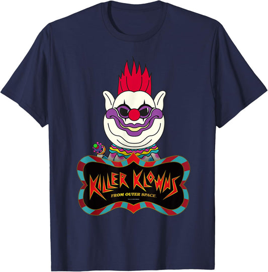 Killer Klowns from Outer Space Chibi Style Fatso T-Shirt - T-Shirt | Navy