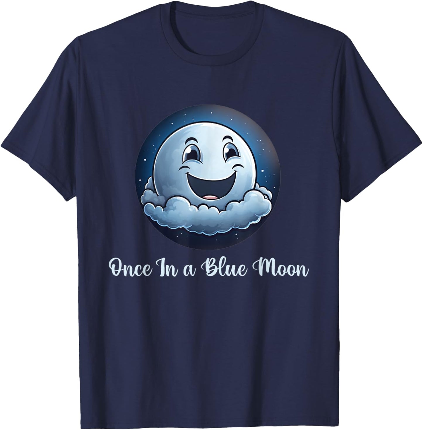 halloween costume Once in a Blue Moon T-Shirt - T-Shirt | Navy