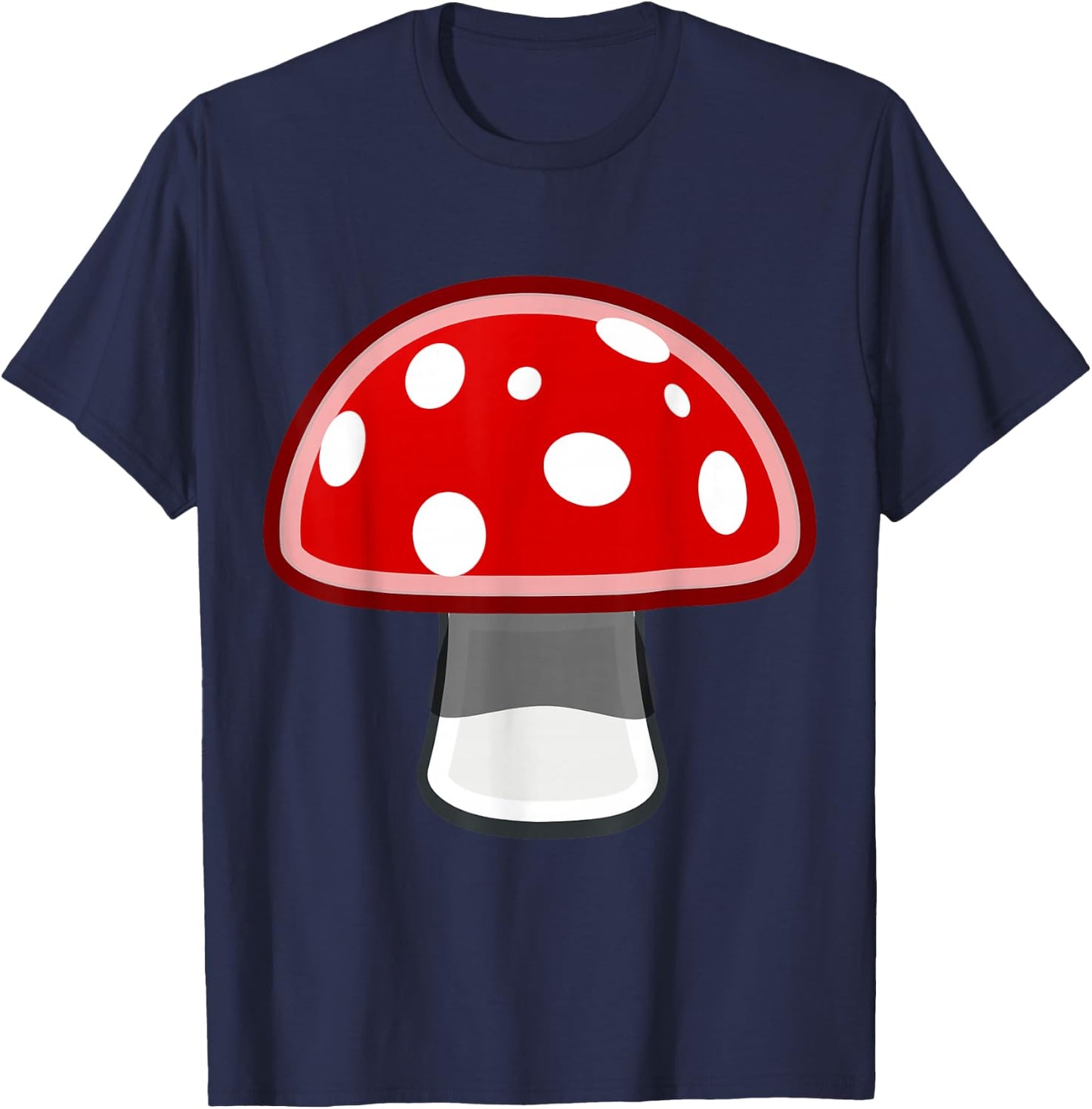 Amanita Muscaria Fly Agaric Red Mushroom Mycologist T-Shirt - T-Shirt | Navy