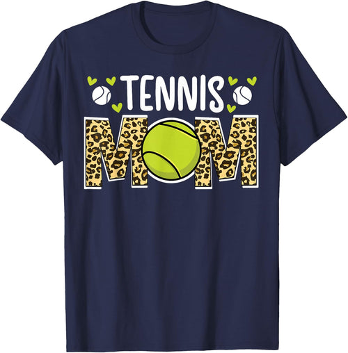 Tennis Mom Of A Tennis Player Mama Leopard Tennis Mother