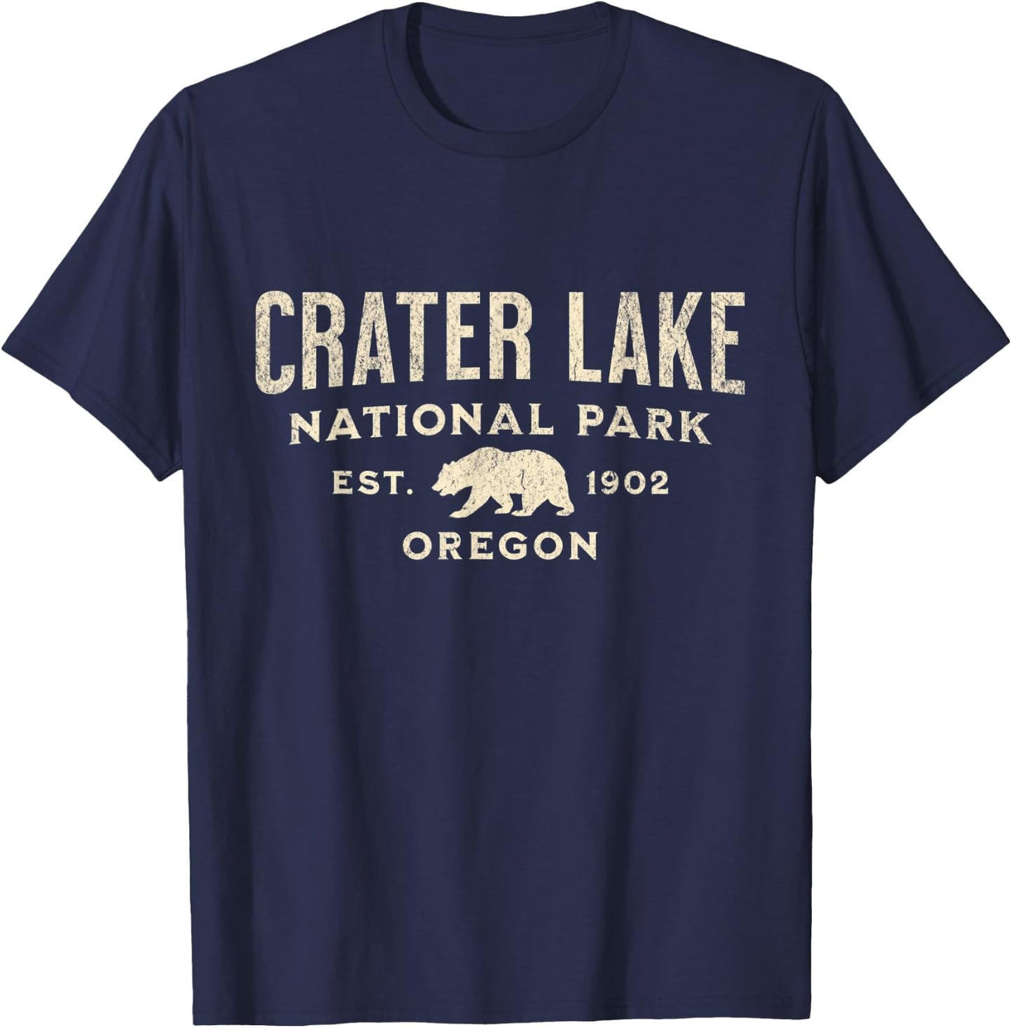 Crater Lake National Park T-Shirt - T-Shirt | Navy