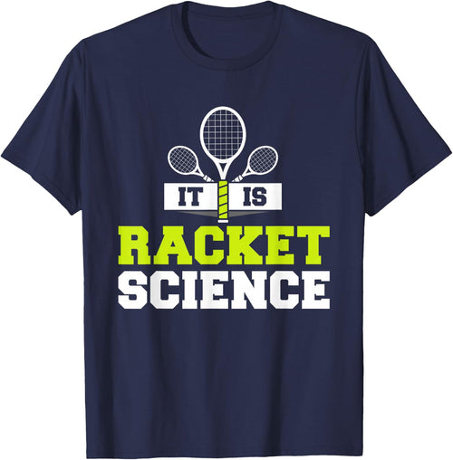 It Is Racket Science Funny Tennis Player Court Game Pun
