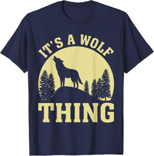It's A Wolf Thing T-Shirt - T-Shirt | Navy