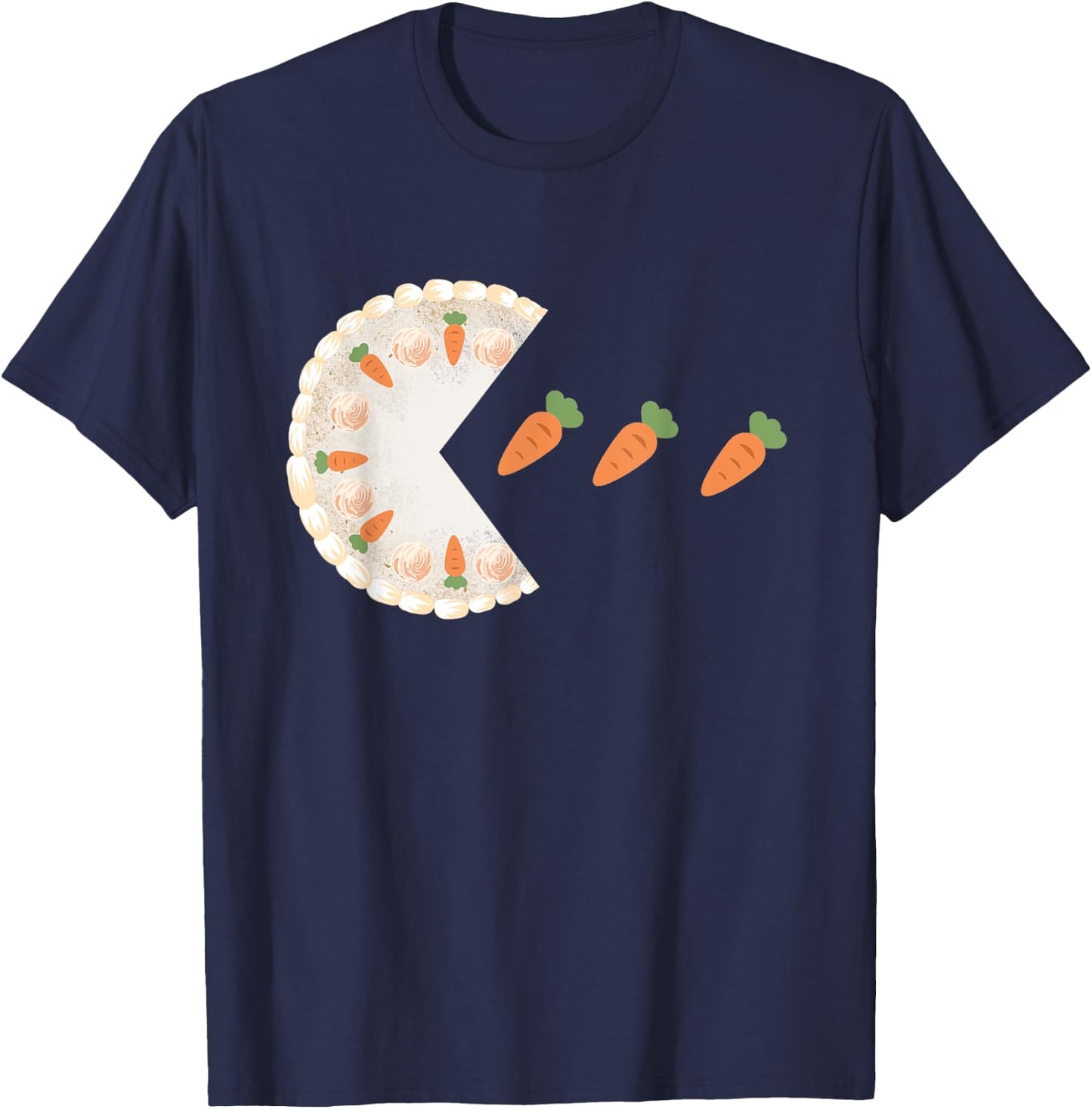 Carrot Cake Costume Cake Lover Carrot Cake T-Shirt - T-Shirt | Navy