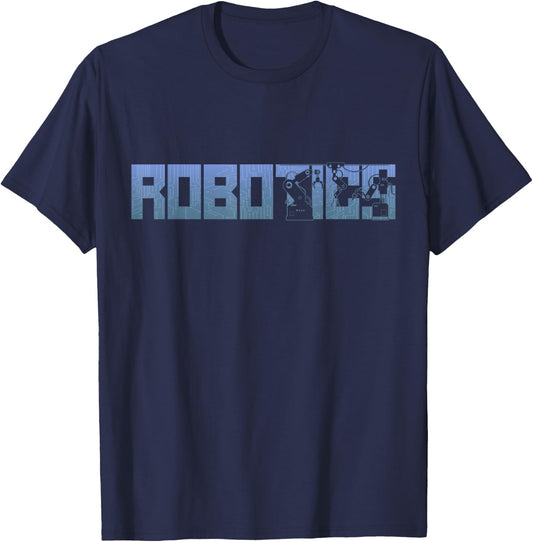 Robot Robotics Engineer Robotics T-Shirt - T-Shirt | Navy