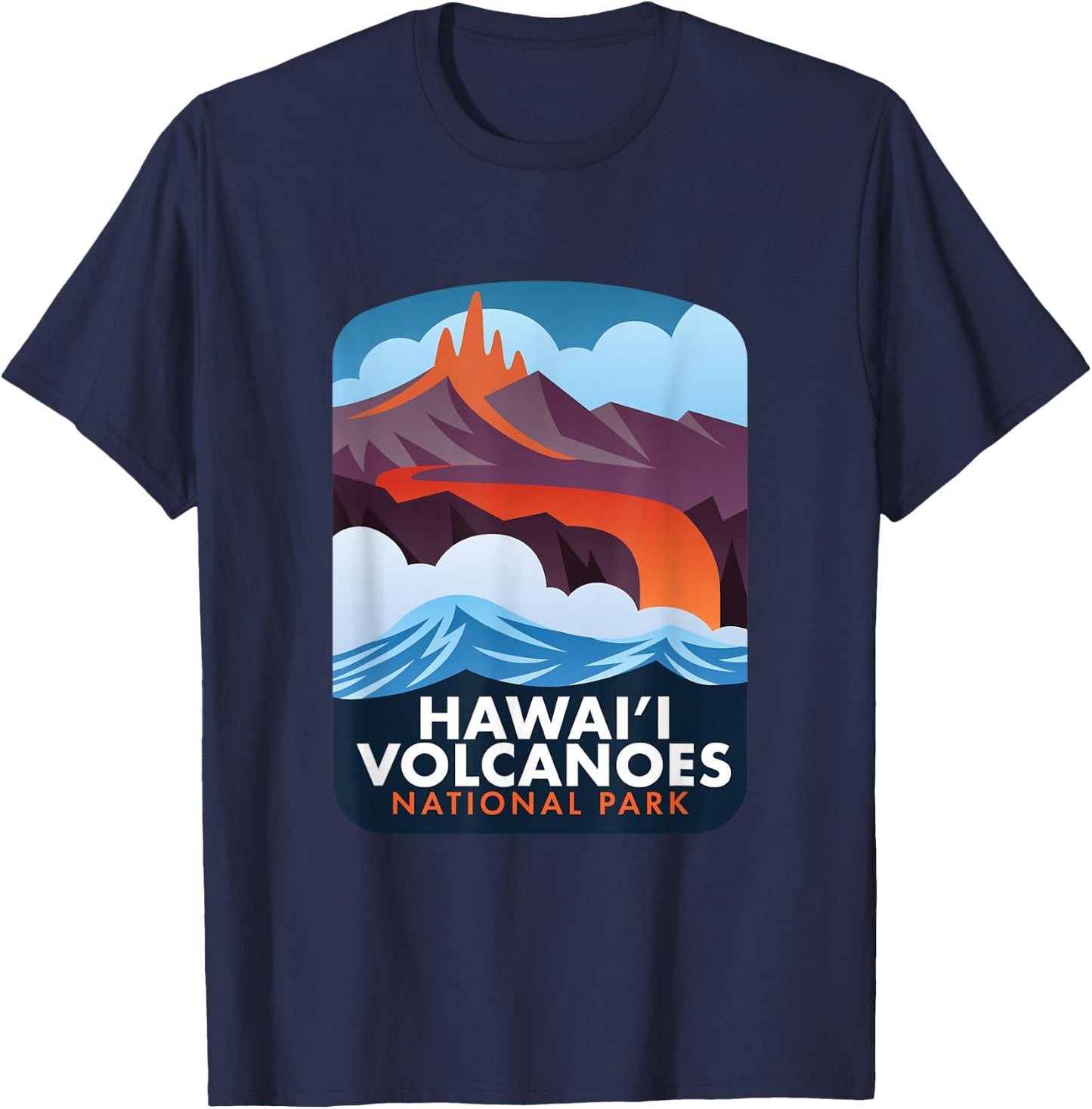 Hawaii Volcanoes National Park T-Shirt - T-Shirt | Navy