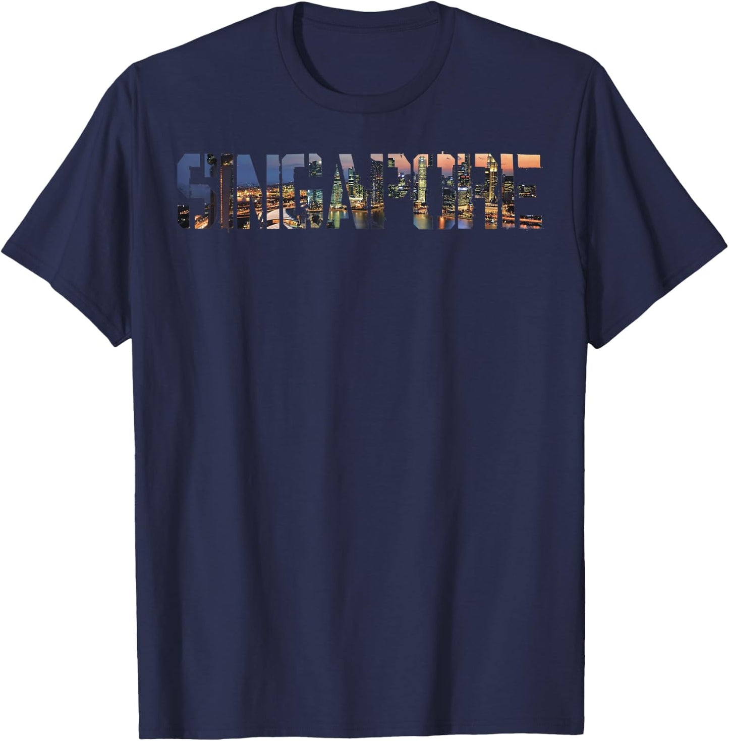Singapore souvenir gift women T-Shirt - T-Shirt | Navy