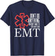 Funny Explain To EMT | Ambulance | Emergency Paramedic T-Shirt - T-Shirt | Navy
