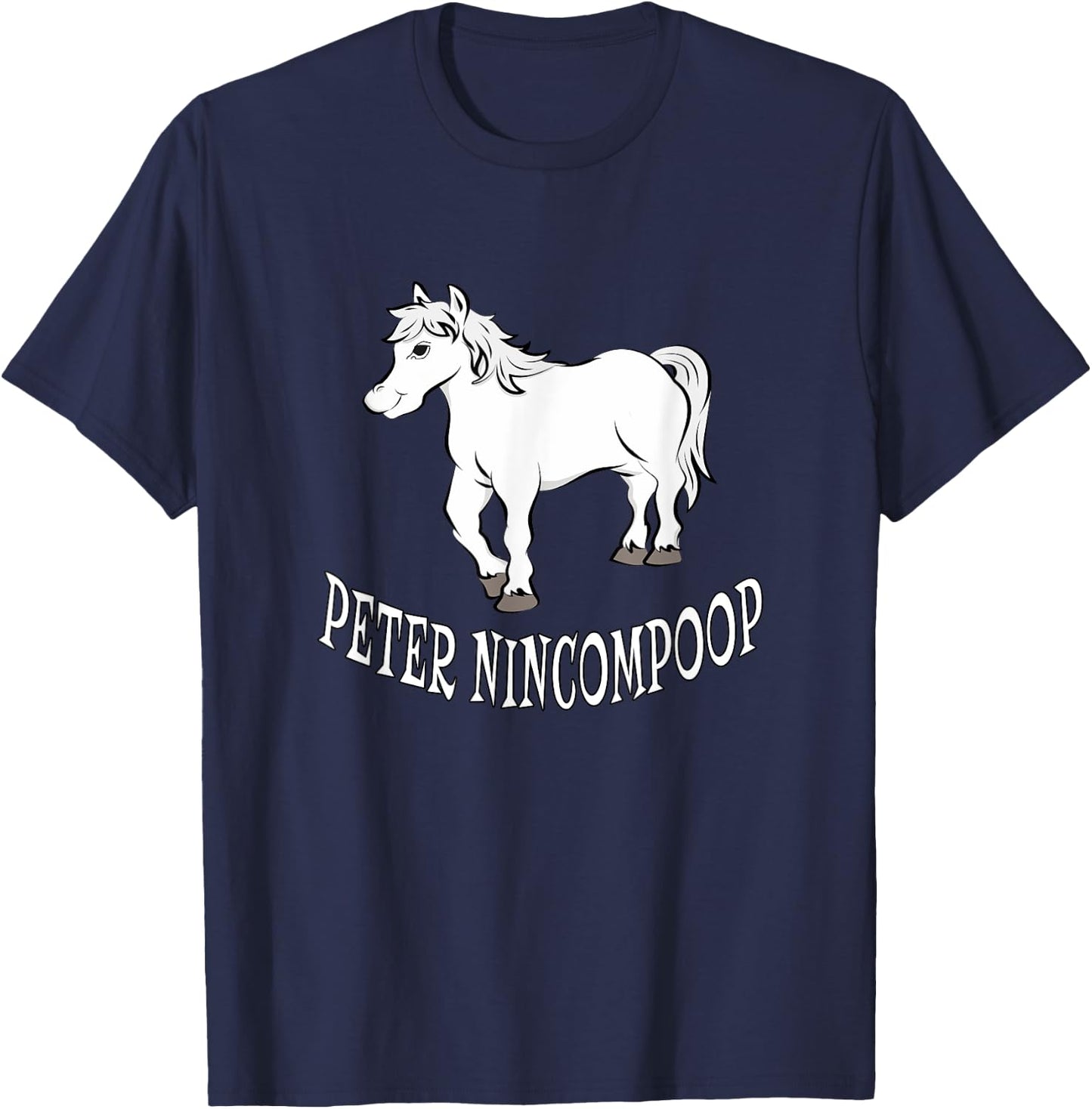 Peter Nincompoop - Horse T-Shirt - T-Shirt | Navy