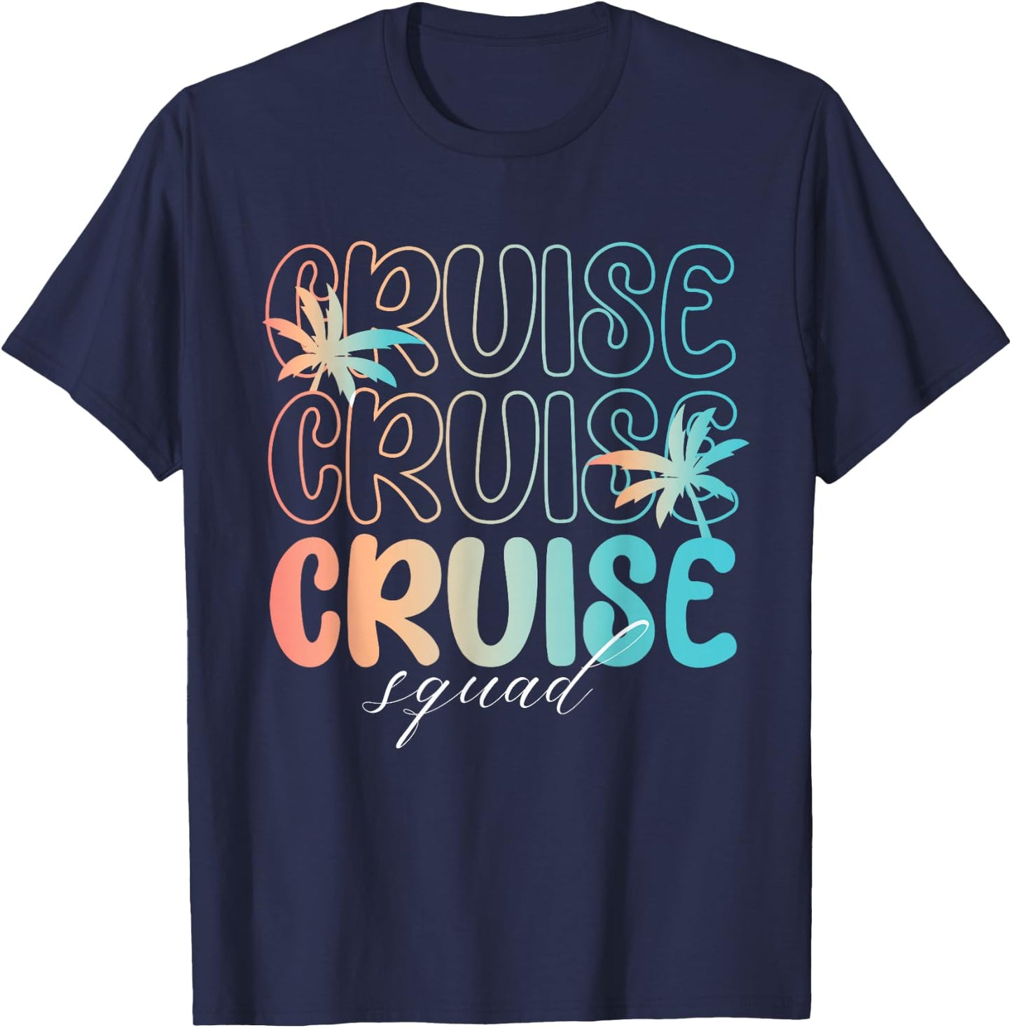 Cruise Squad 2026 Vacation Matching Family T-Shirt - T-Shirt | Navy