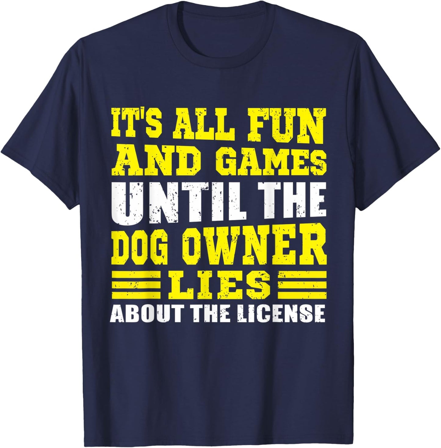 Animal Control Officer Design & Public Safety Officer T-Shirt - T-Shirt | Navy