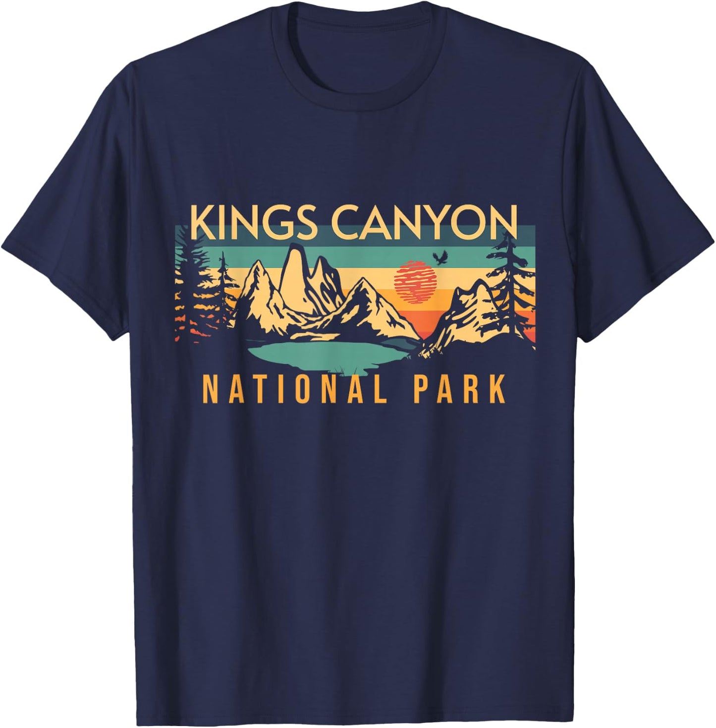 Kings Canyon National Park T-Shirt - T-Shirt | Navy