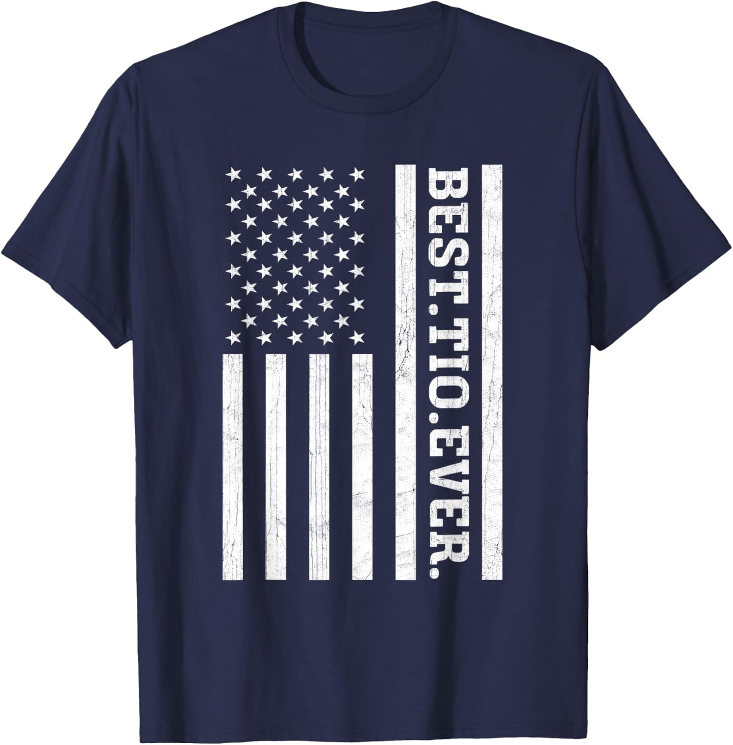 Best Tio Ever US American Flag Tio Vintage T-Shirt - T-Shirt | Navy