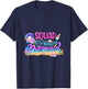 Squad Of The Birthday Mermaid Party Matching Family Kids T-Shirt - T-Shirt | Navy