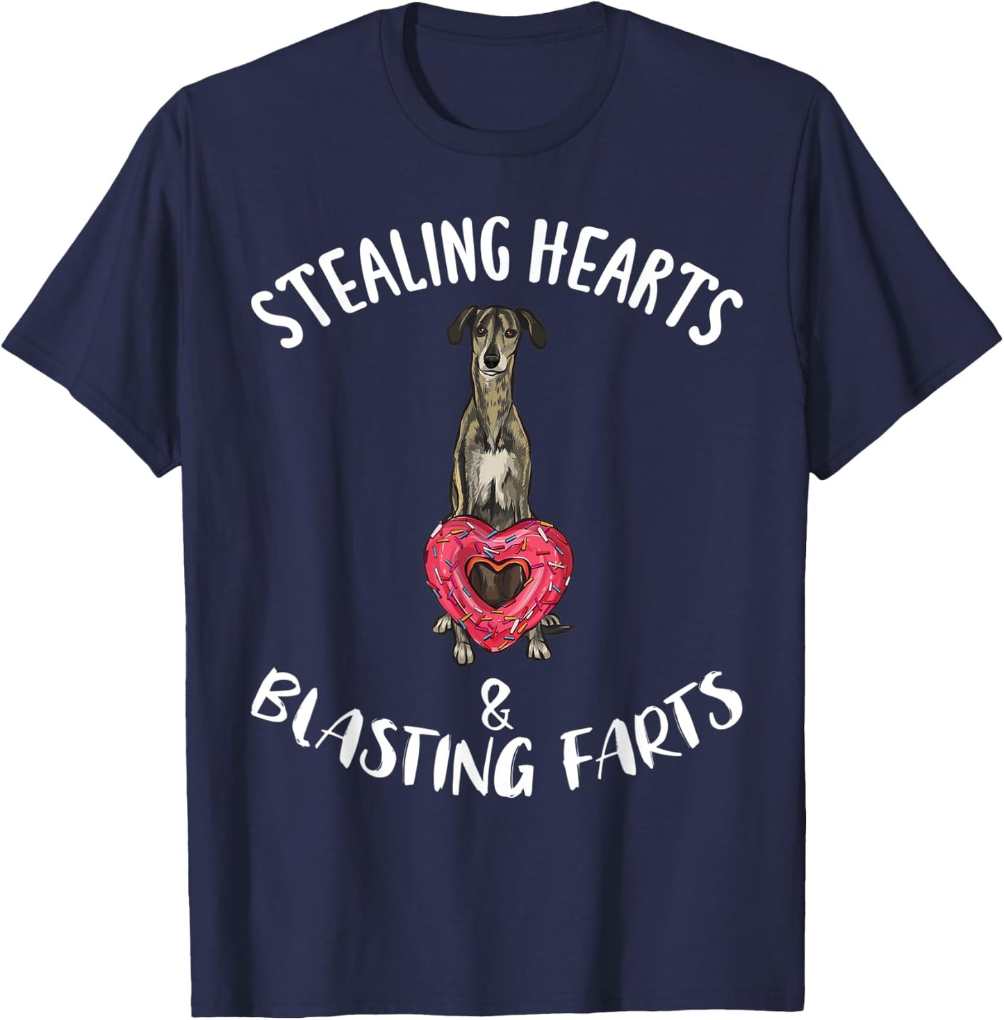 Funny Arab Greyhound Fart T-Shirt - T-Shirt | Navy