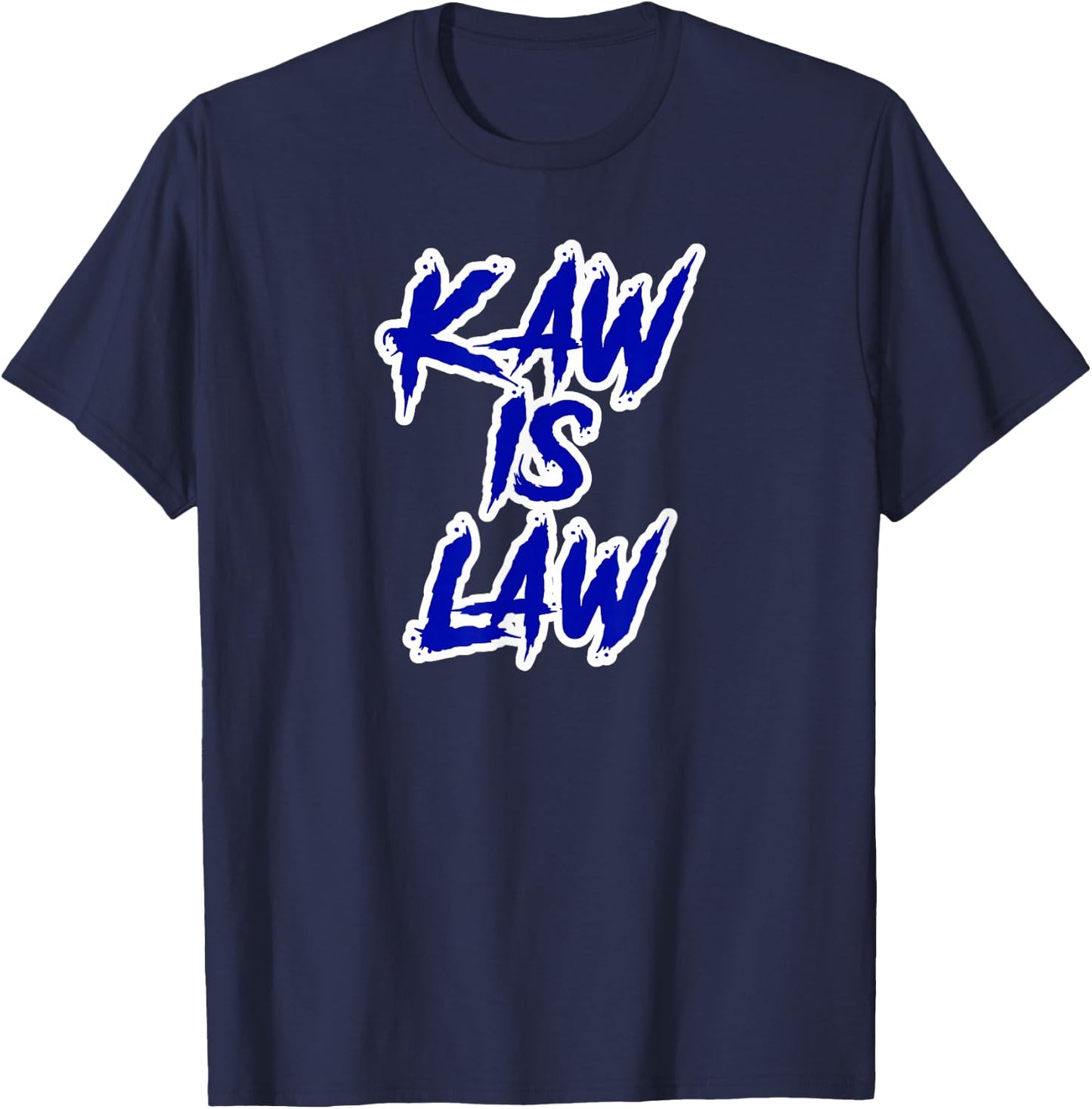 KaKaw is Law Battlehawks St. Louis Football Tailgate T-Shirt - T-Shirt | Navy