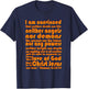 Romans 8:38-39 Scripture - Love of God T-Shirt - T-Shirt | Navy