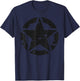 US Army star, Distressed army star, Army star T-Shirt - T-Shirt | Navy