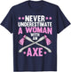 Cool Axe Throwing Girls Ax Thrower Tree Lumberjack T-Shirt - T-Shirt | Navy