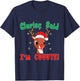 Rudolph Red Nose Reindeer Clarisse Said I'm Cute! Kids T-Shirt - T-Shirt | Navy