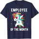 SOMMAS Unicorn Lover Employee Appreciation , Women's, Black, Small, Short Sleeve, Classic Fit, Cotton 60% Polyester 40% T-Shirt - T-Shirt | Navy