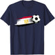 Egypt Flag Jersey Egyptian Soccer Team Egyptian T-Shirt - T-Shirt | Navy
