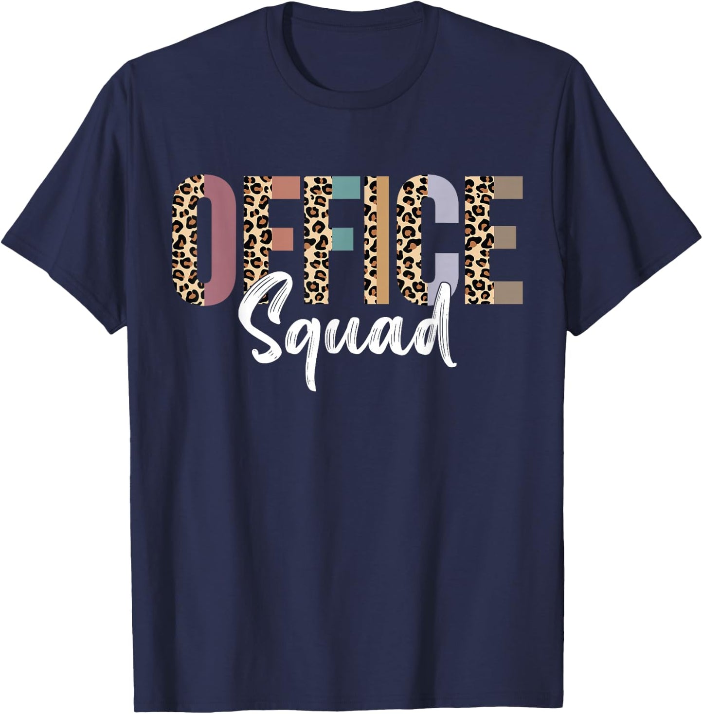 Office Squad Administrative Gifts Assistant School Secretary T-Shirt - T-Shirt | Navy