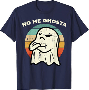 No Me Ghosta Funny Ghost Mexican Halloween Men Women Kids T-Shirt - T-Shirt | Navy