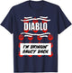 HOT SAUCES Group Halloween Costumes Taco DIABLO SAUCE T-Shirt - T-Shirt | Navy