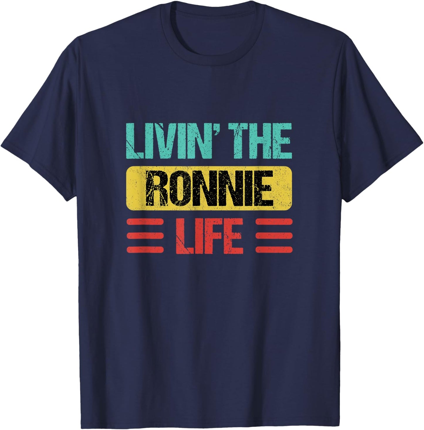 Ronnie Name T-Shirt - T-Shirt | Navy