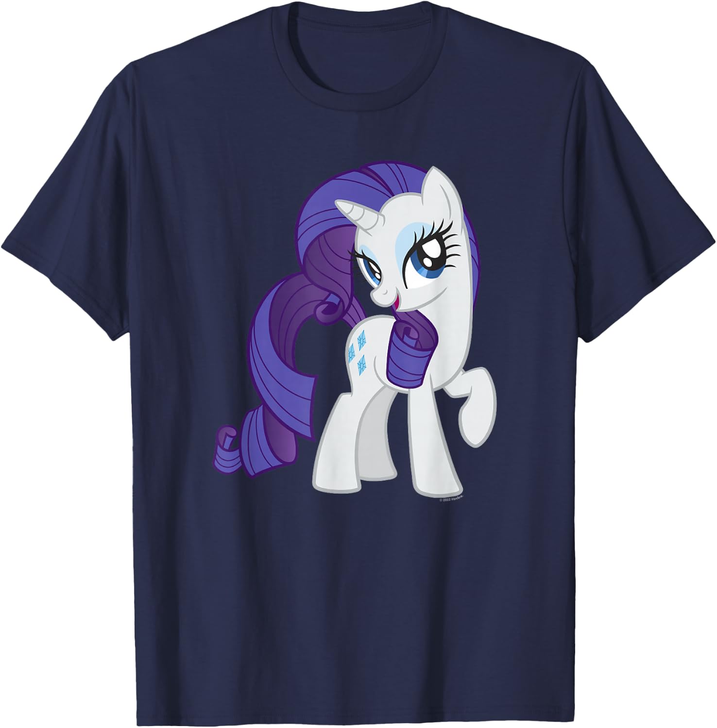 My Little Pony: Friendship is Magic Big Rarity Portrait T-Shirt - T-Shirt | Navy