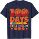Kids Basketball 100th Day Of School 100 Days Of School T-Shirt - T-Shirt | Navy