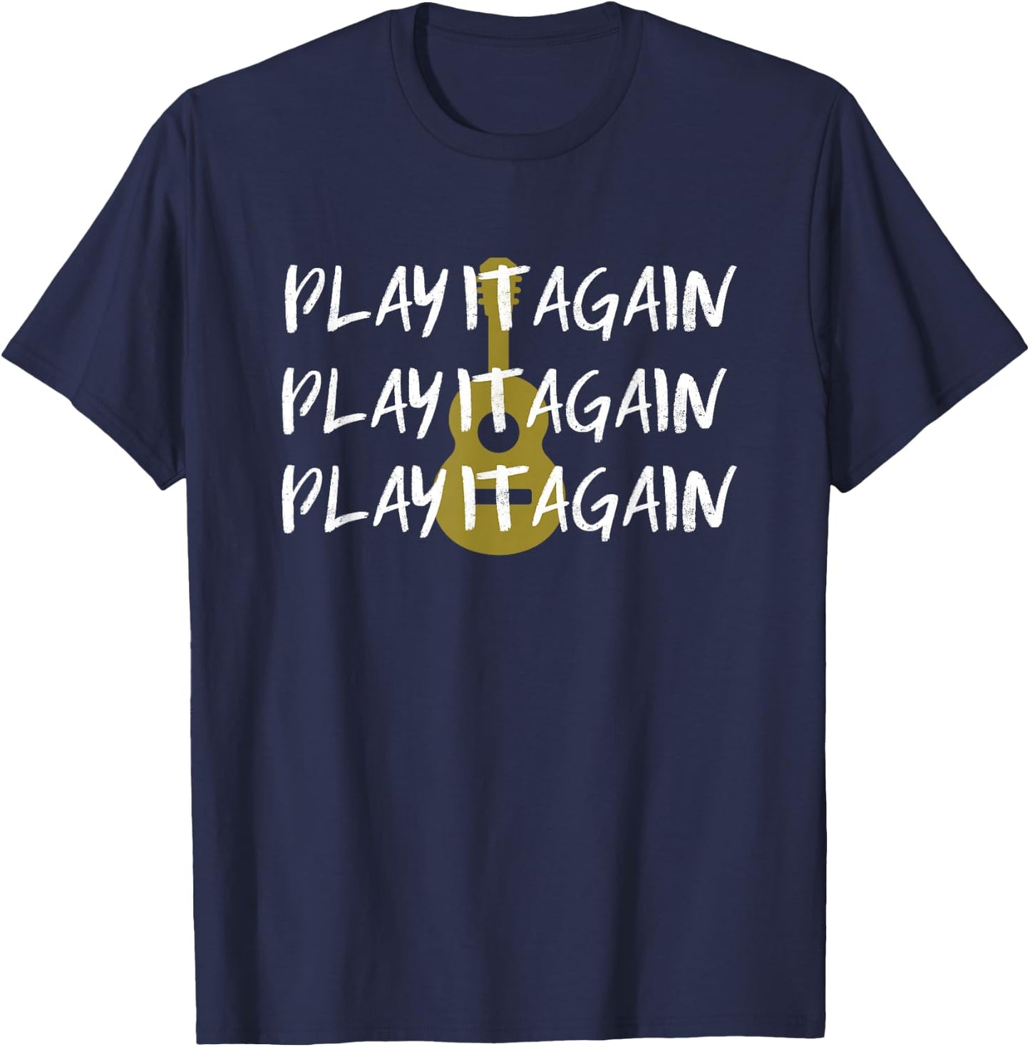 Play it again! Country Music T-Shirt - T-Shirt | Navy