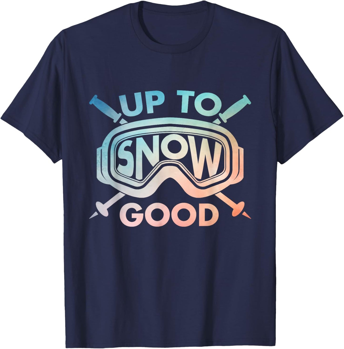 Cool Skiing Design Women Ski Skier Snow Skiing Lover T-Shirt - T-Shirt | Navy