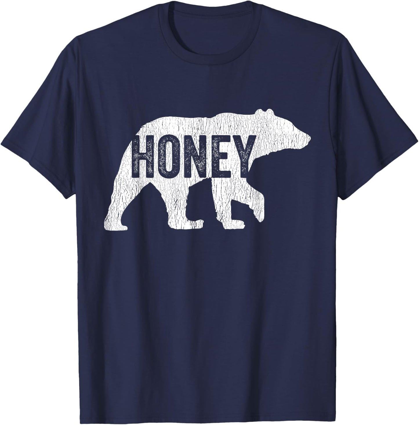 Honey Bear Matching Family Camping Bear Funny Honey T-Shirt - T-Shirt | Navy