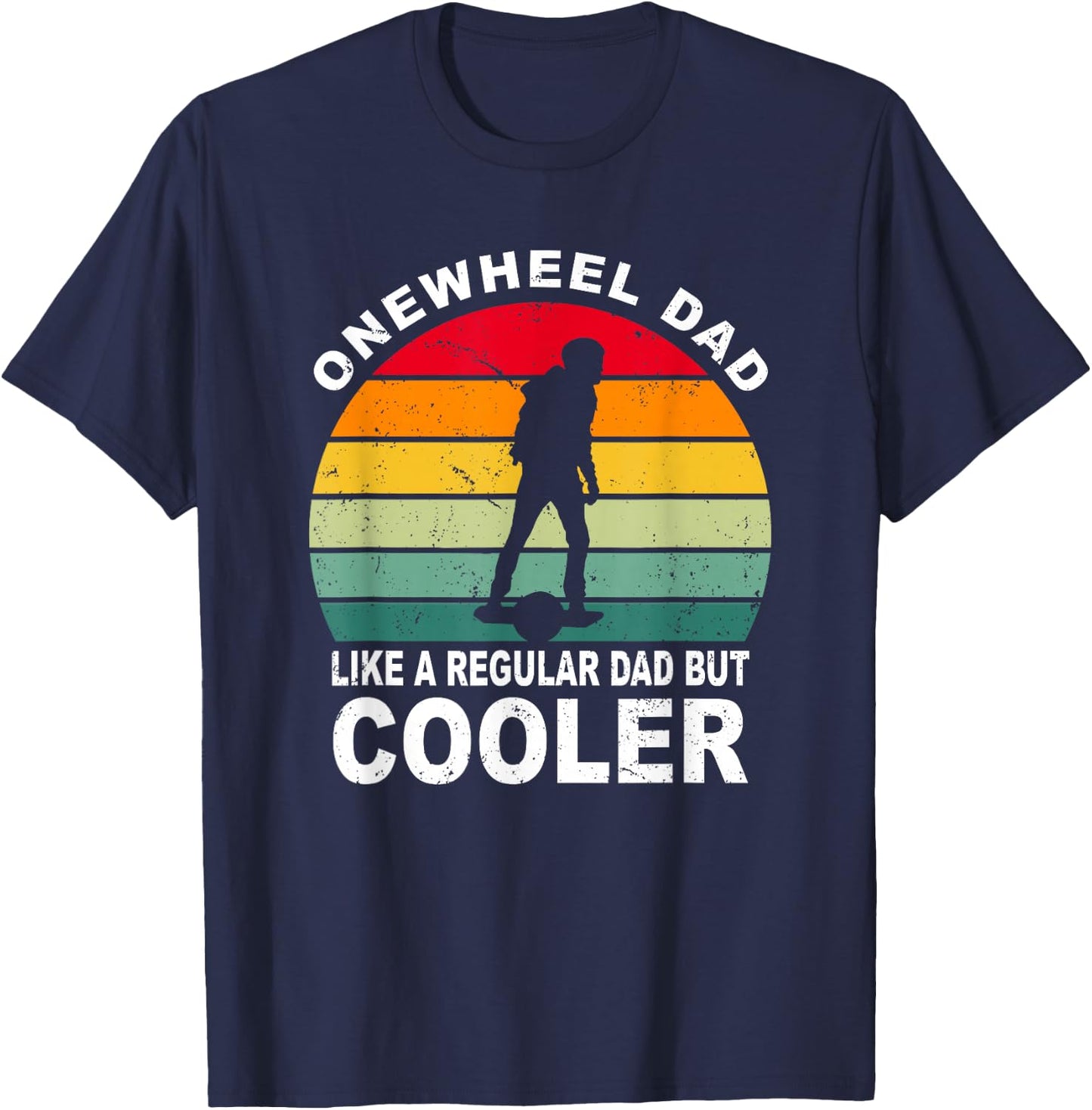 Onewheel GT Cool Dad One Wheel GTS T-Shirt - T-Shirt | Navy