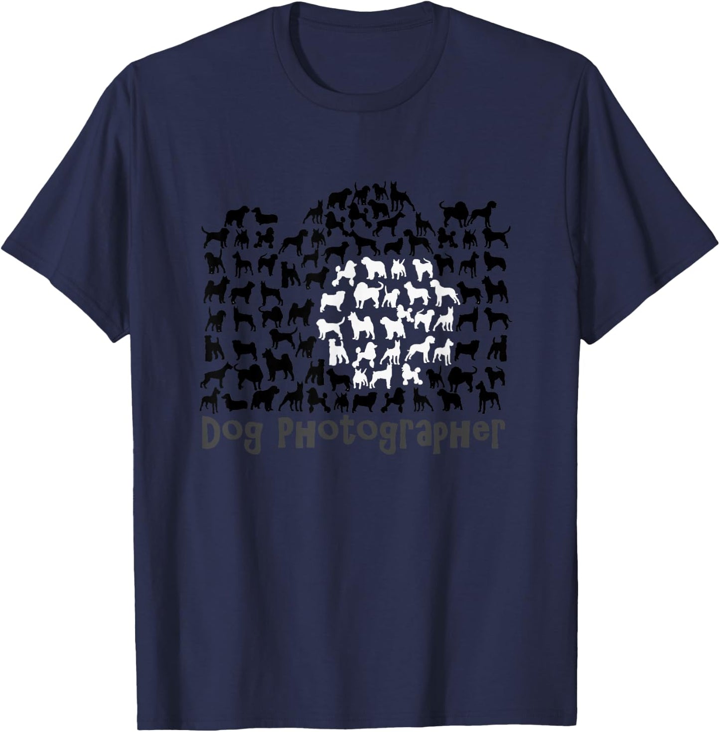 Dog Photographer Women Kids T-Shirt - T-Shirt | Navy