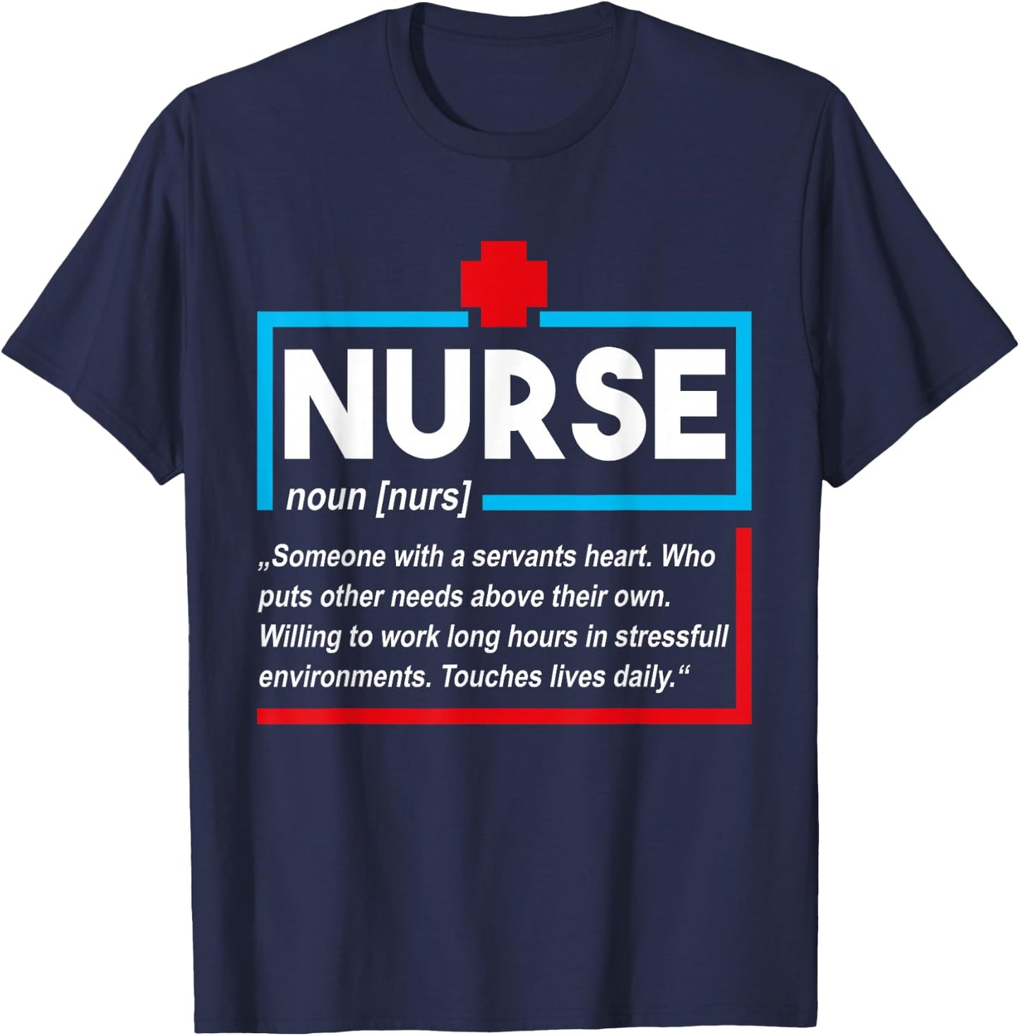 Definition RN LPN Registered Nurse T-Shirt - T-Shirt | Navy